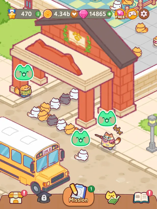 Cat School : Idle Cute Tycoon screenshot 6