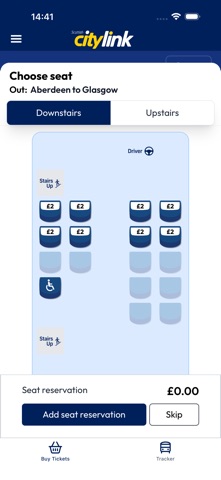 Scottish Citylink screenshot