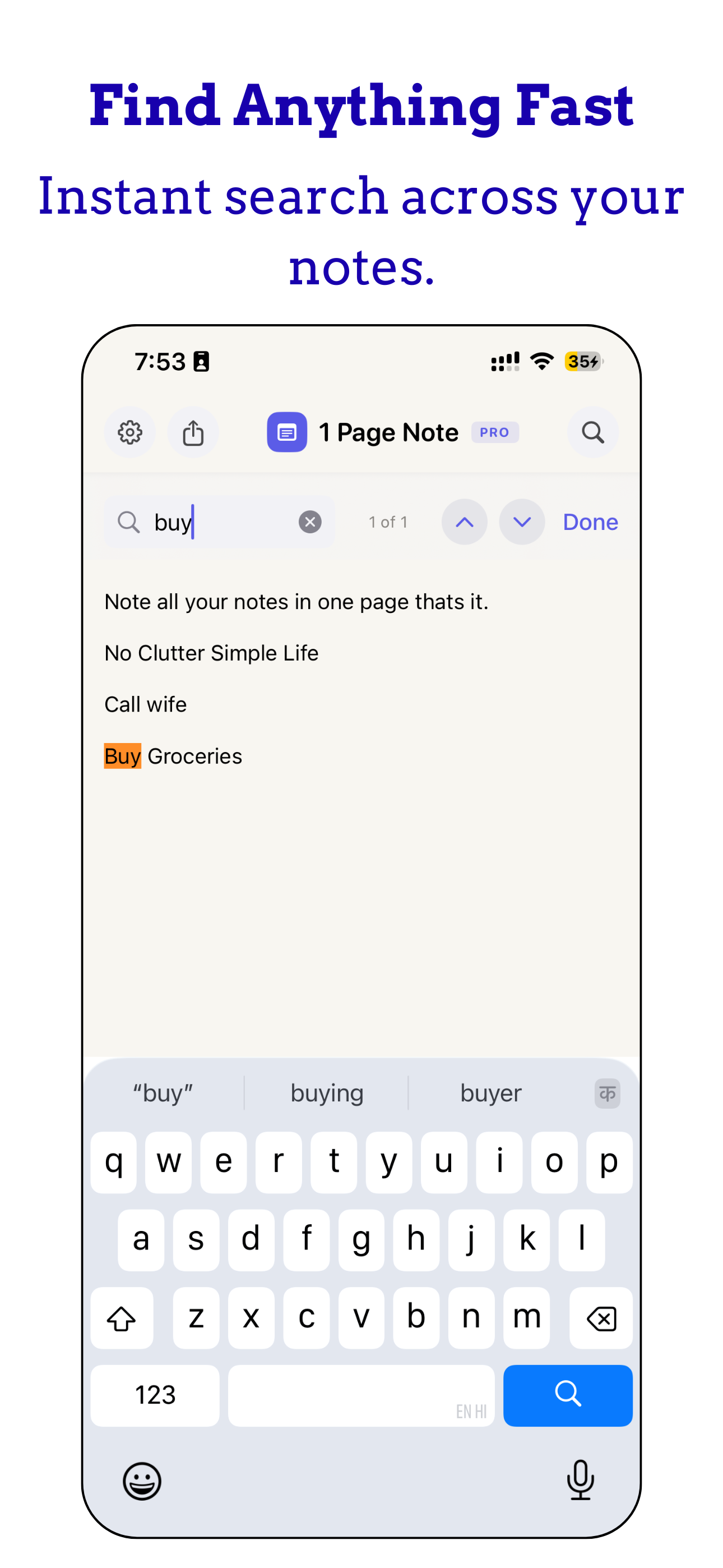 Page Note