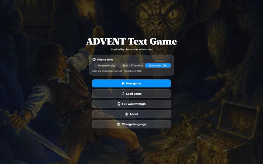 Capture d'écran de Advent Text Game sur iPhone 2