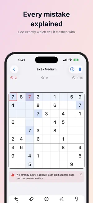 Sudoku Master: Learn & Solve screenshot 2