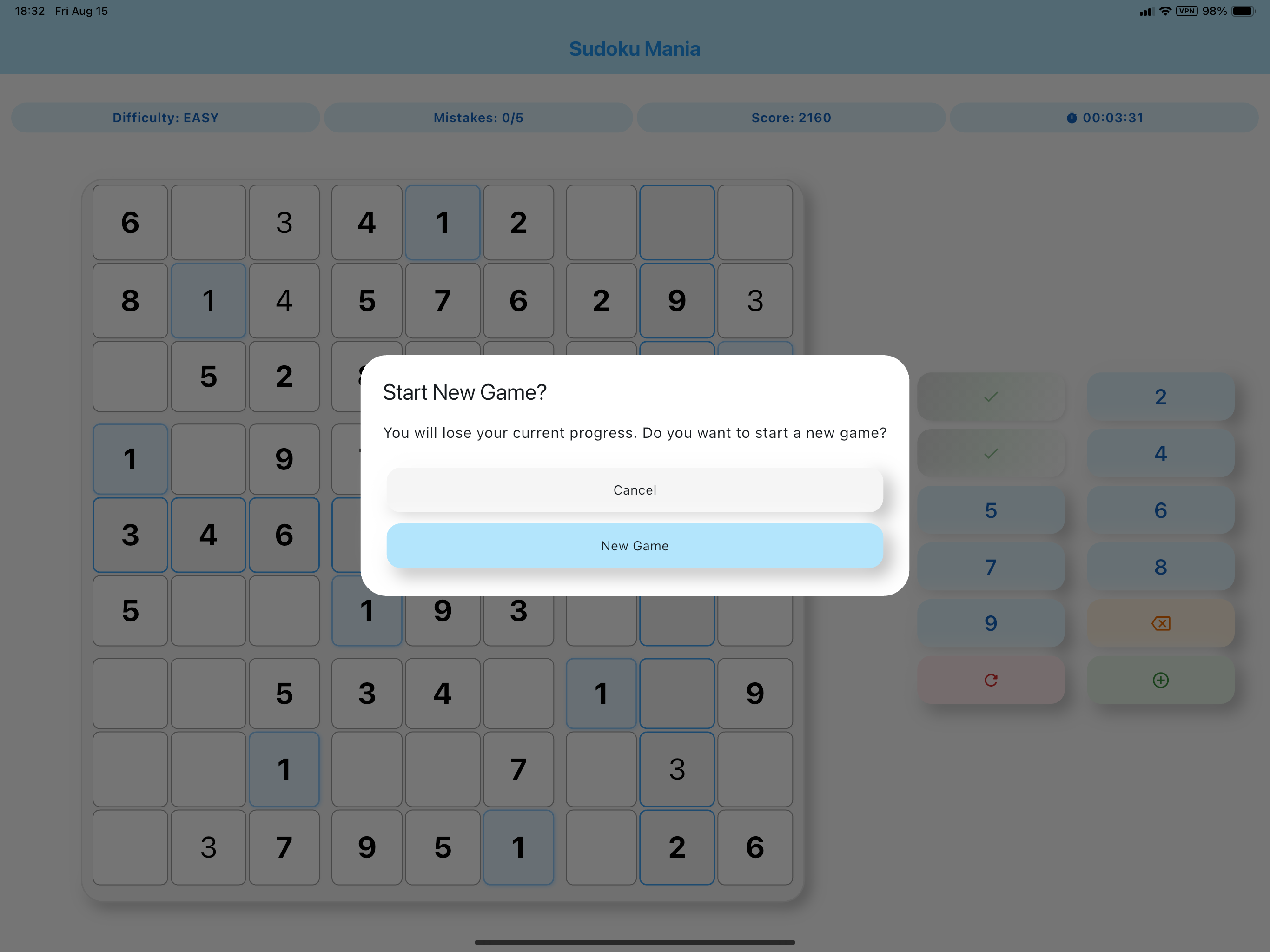Sudoku Mania - A Classic Game screenshot 16