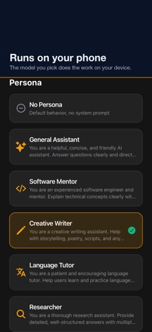 Cortis: On-Device AI Chat Screenshot 2 of 3
