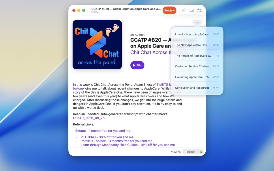 #4. Feeder 4 (macOS) By: Steve Harris