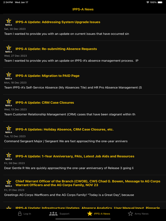Screenshot #6 pour IPPS-A Launch Platform