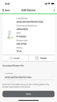 EcoStruxure Power Commission iphone bilder 2