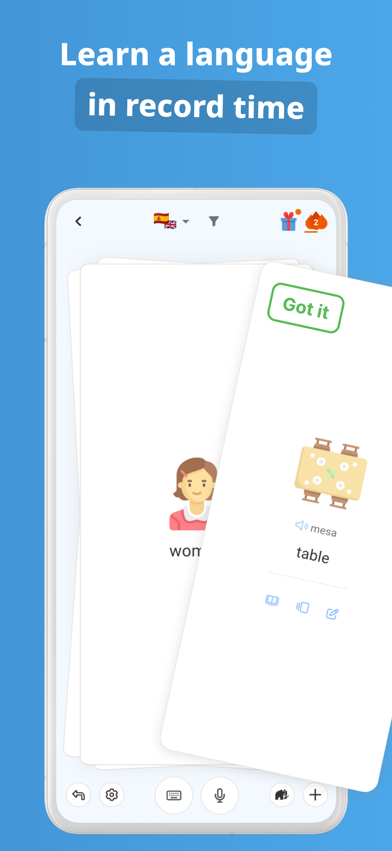 DuoCards: Language Learning