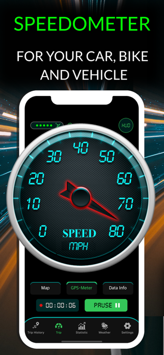 Speedometer GPS & MPH Tracker Screenshot 1 of 5