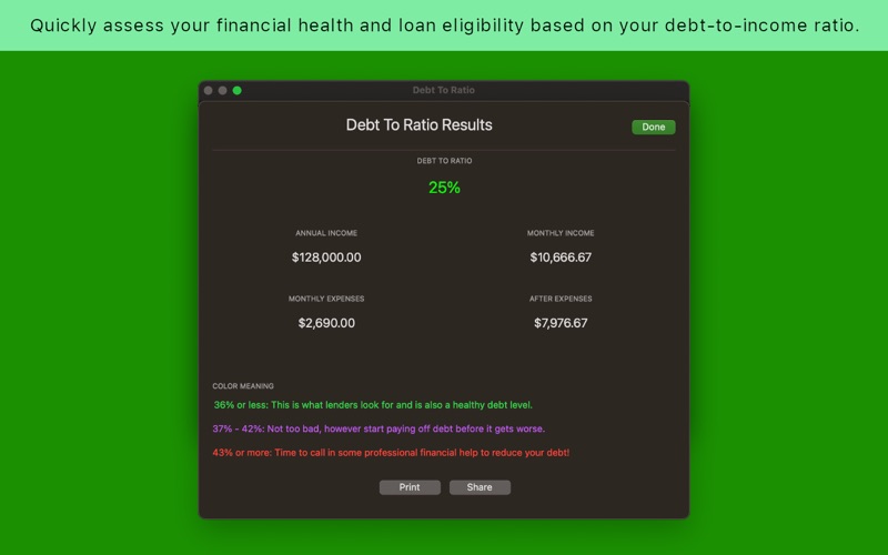 Paycheck Estimate Analysis screenshot