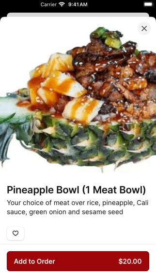 Cali Kitchen and Bar To Go iPhone screenshot 3 - Food & Drink app