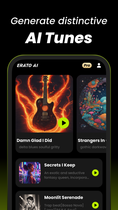 Erato : AI Song Generator Screenshot