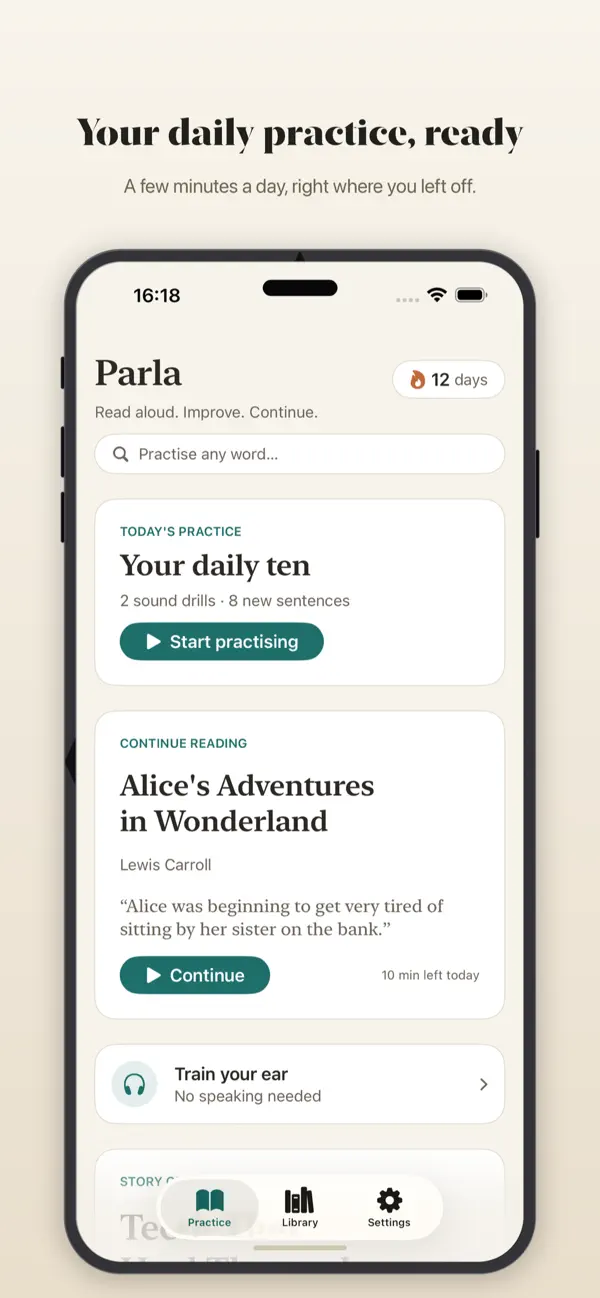 Screenshot #3 pour Parla: English Pronunciation
