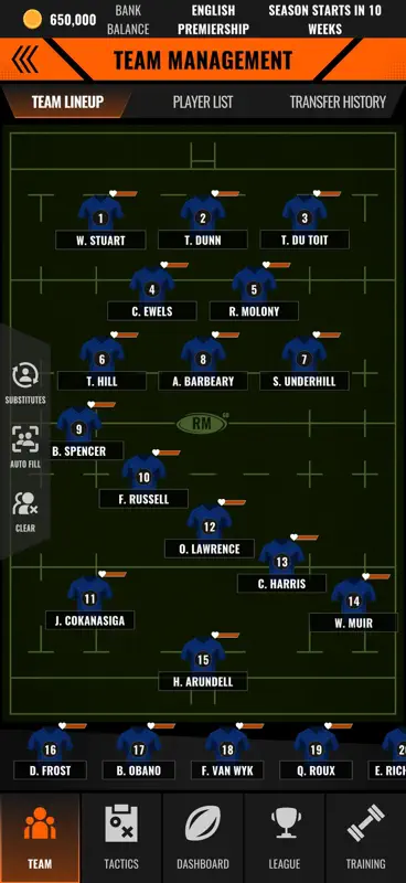 Rugby Manager 26 screenshot 2 of 8