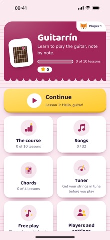 Guitarrín: Learn the Guitar screenshot 1