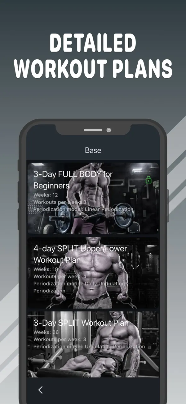 Screenshot #1 pour SMART IRON Gym Workout Plan