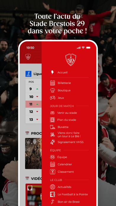 Stade Brestois 29 iPhone screenshot 6 - Sports app