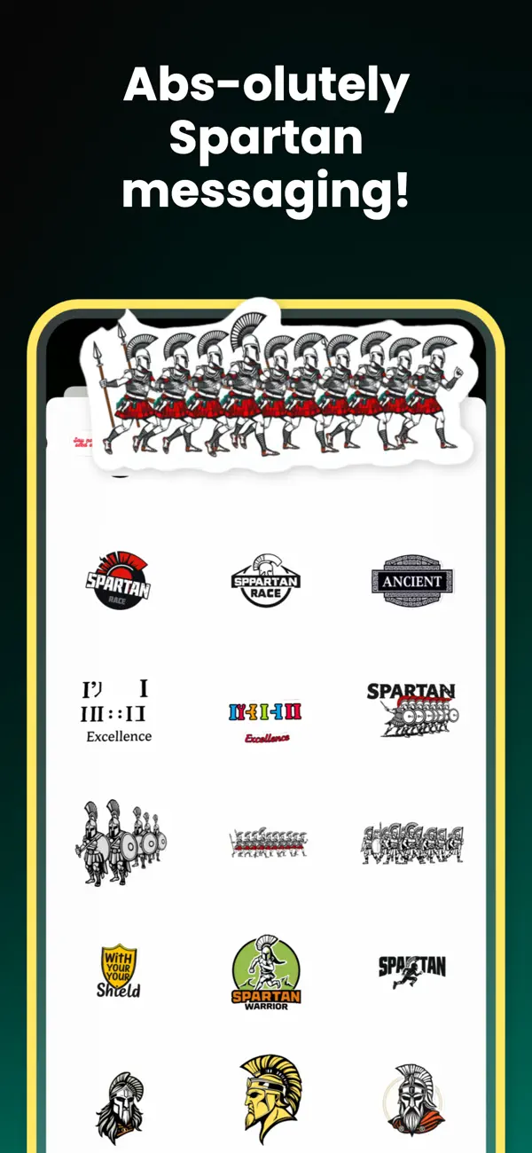 Screenshot #2 pour Ancient Spartan Stickers