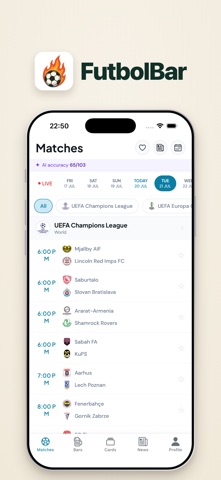 FutbolBar - Football & Bars screenshot