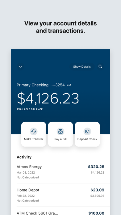 Heartland CU Mobile Banking Screenshot