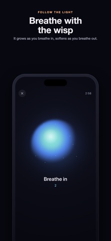 Wisp: Breathe & Calm iPhone screenshot
