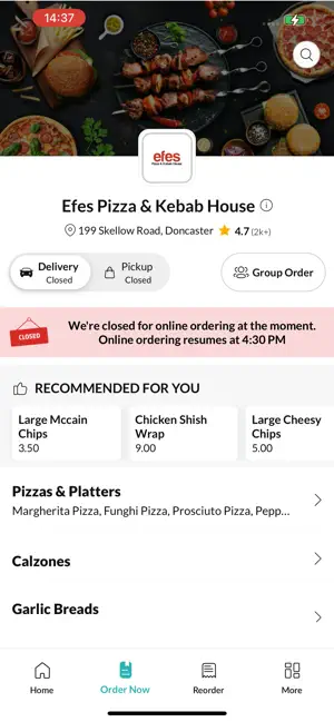 Efes Pizza and Kebab House. screenshot 2