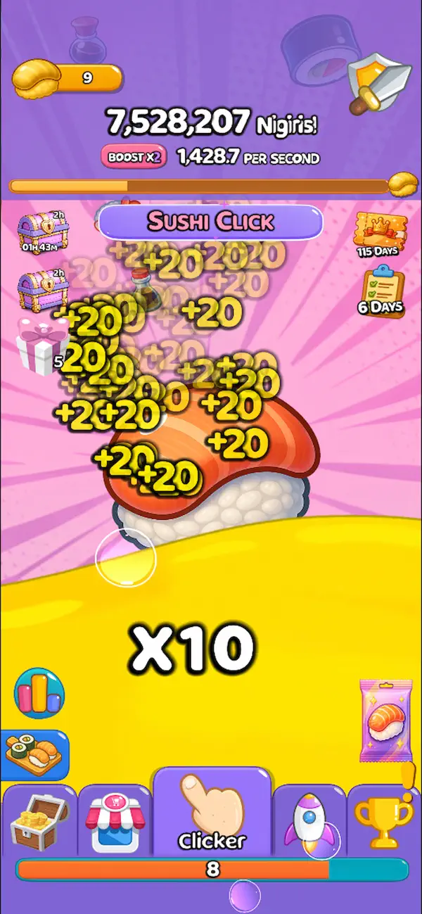 #1. Sushi Click (iOS) Által: Jorge Jimenez Martinez