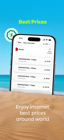 Burj - Unlimited Travel eSIM iPhone screenshot 3