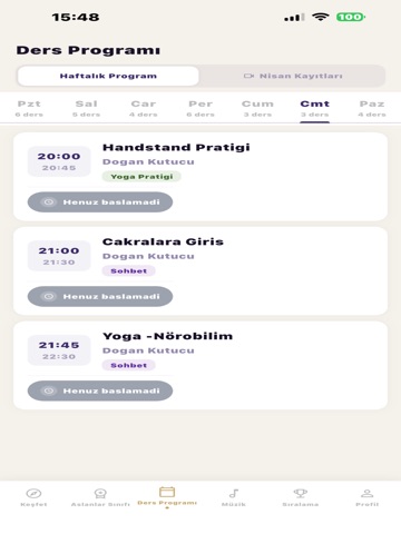 Aslanlar Sınıfı iPad screenshot