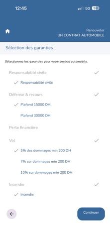 My ASK ASSURANCE screenshot