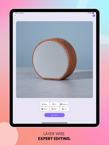 Snapshot -Product Photo Editor iPad screenshot