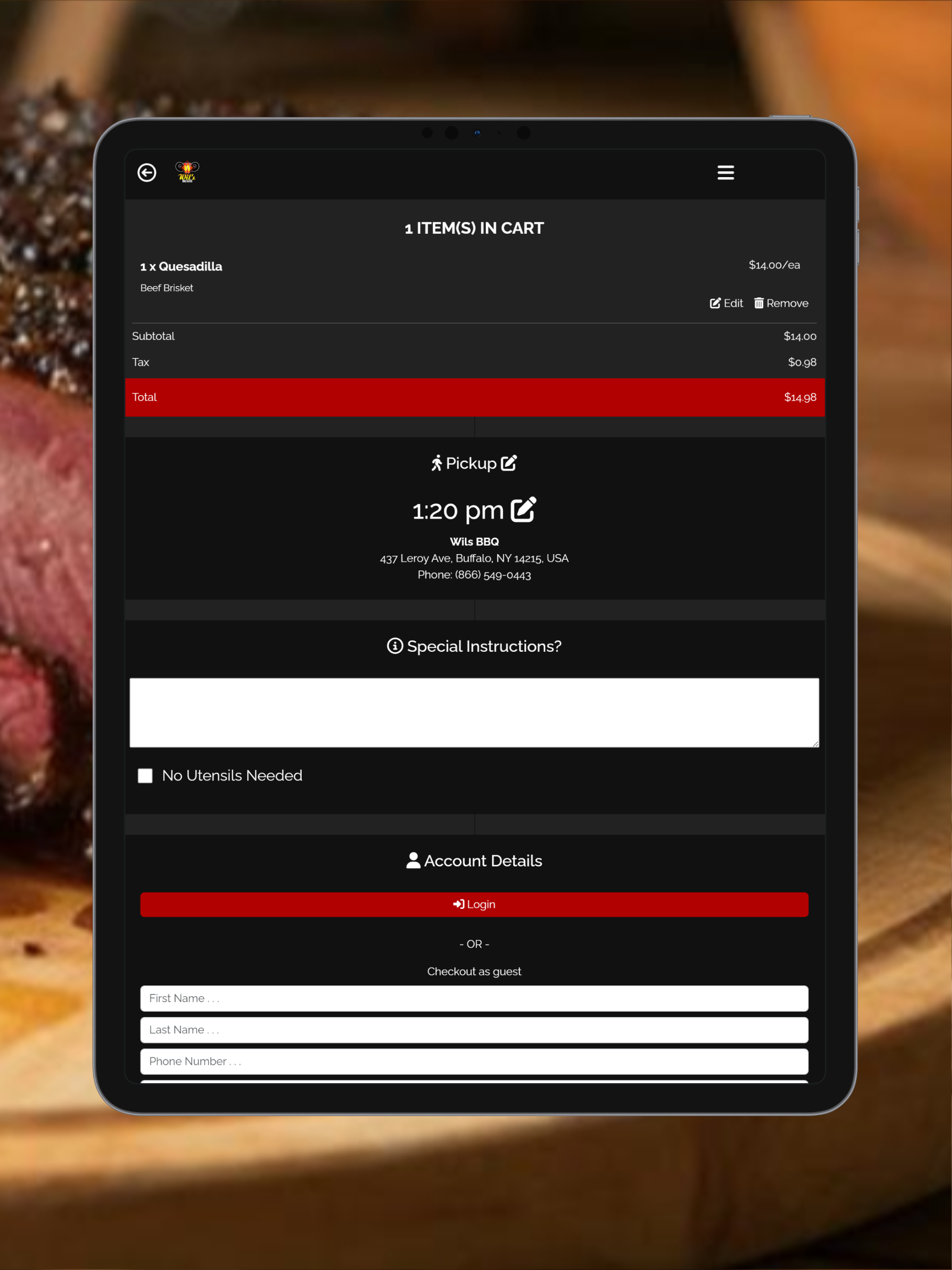Wil's BBQ Sauce screenshot 7