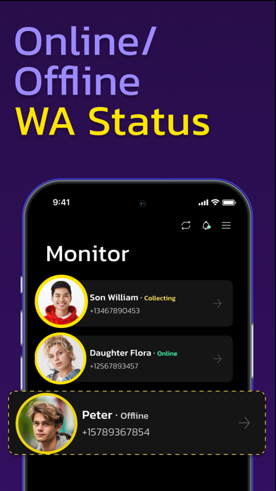 Last Seen Tracker on WhatsApp Screenshot