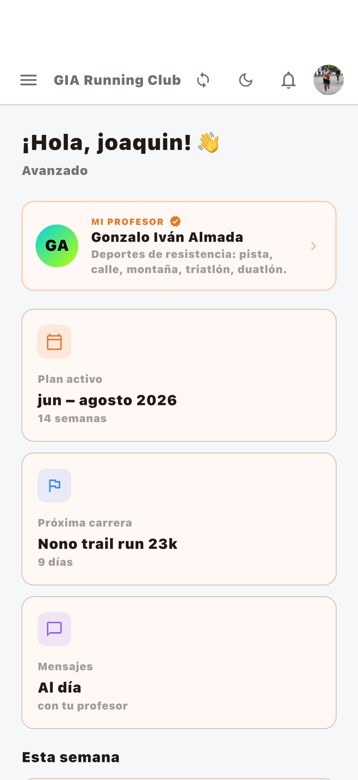 RunnerPace screenshot 2