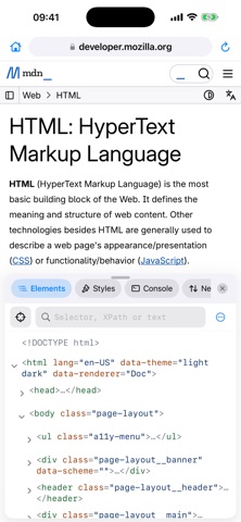 Beneath: Web Inspector Screenshot 2 of 6