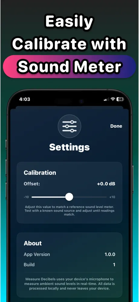 Measure Decibels screenshot 3