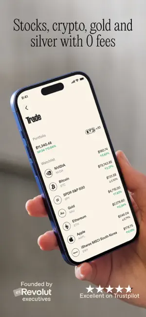 Neverless: Stocks & Crypto screenshot 1