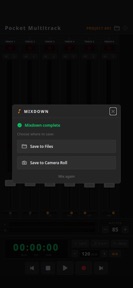Pocket Multitrack Recorder screenshot