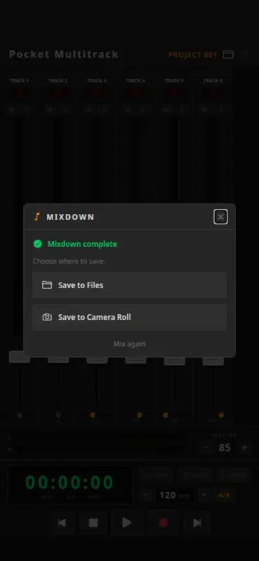 Pocket Multitrack Recorder screenshot 3 of 4