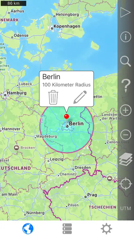 Radius auf Karte zeichnen + screenshot 2 of 6