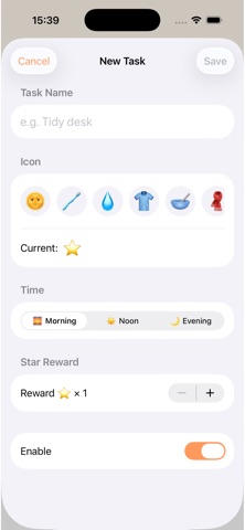 KidPomo - Kids Routine Plan iPhone screenshot