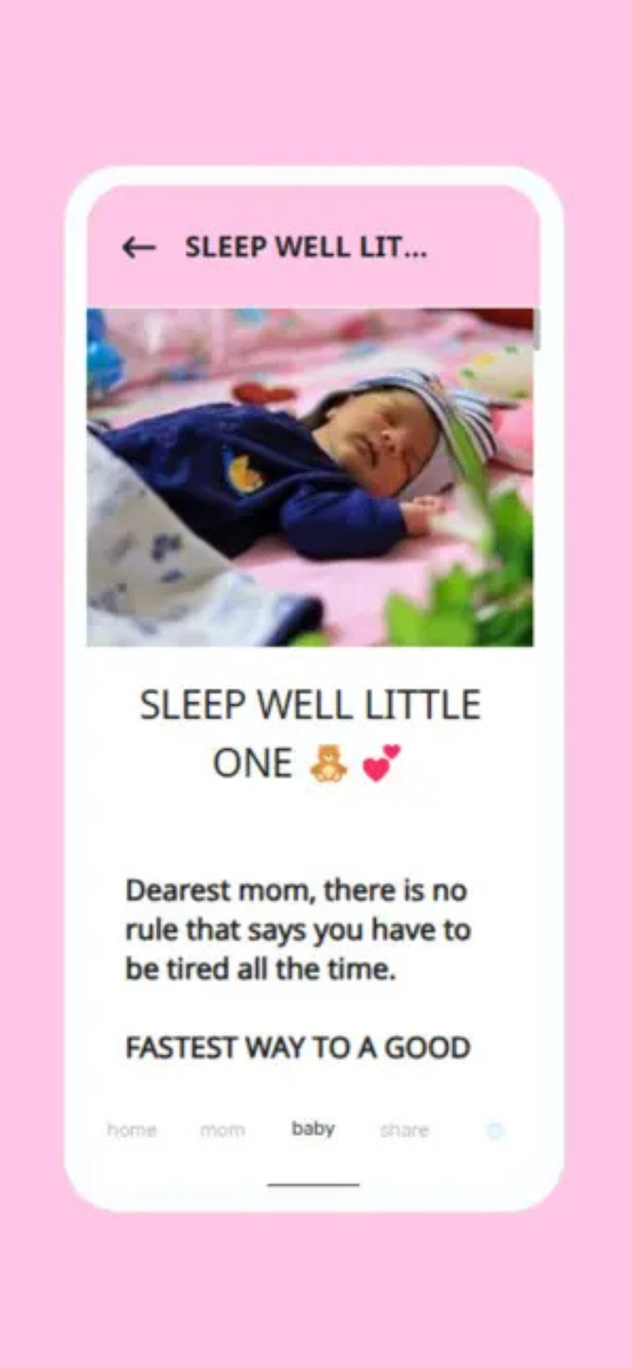 babybubble: for mothers