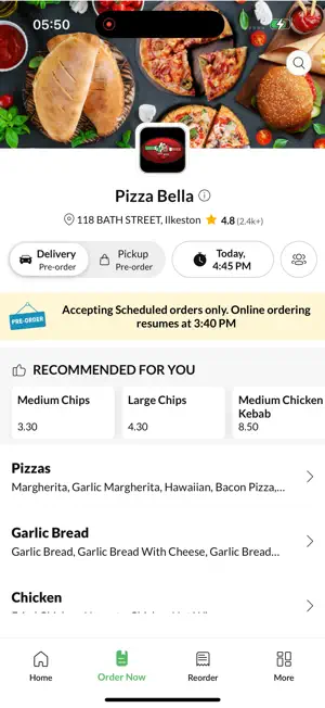 Pizza Bella, screenshot 2