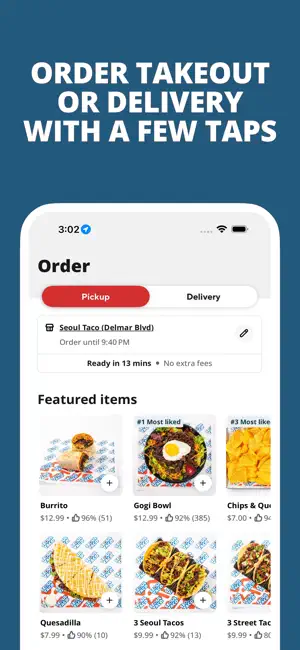 Seoul Taco App screenshot 1