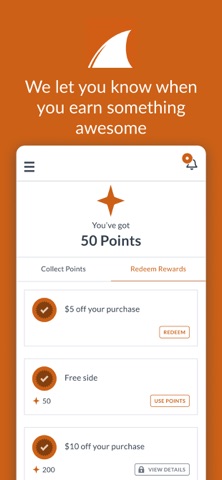 Sharky's Rewards & Ordering iPhone screenshot