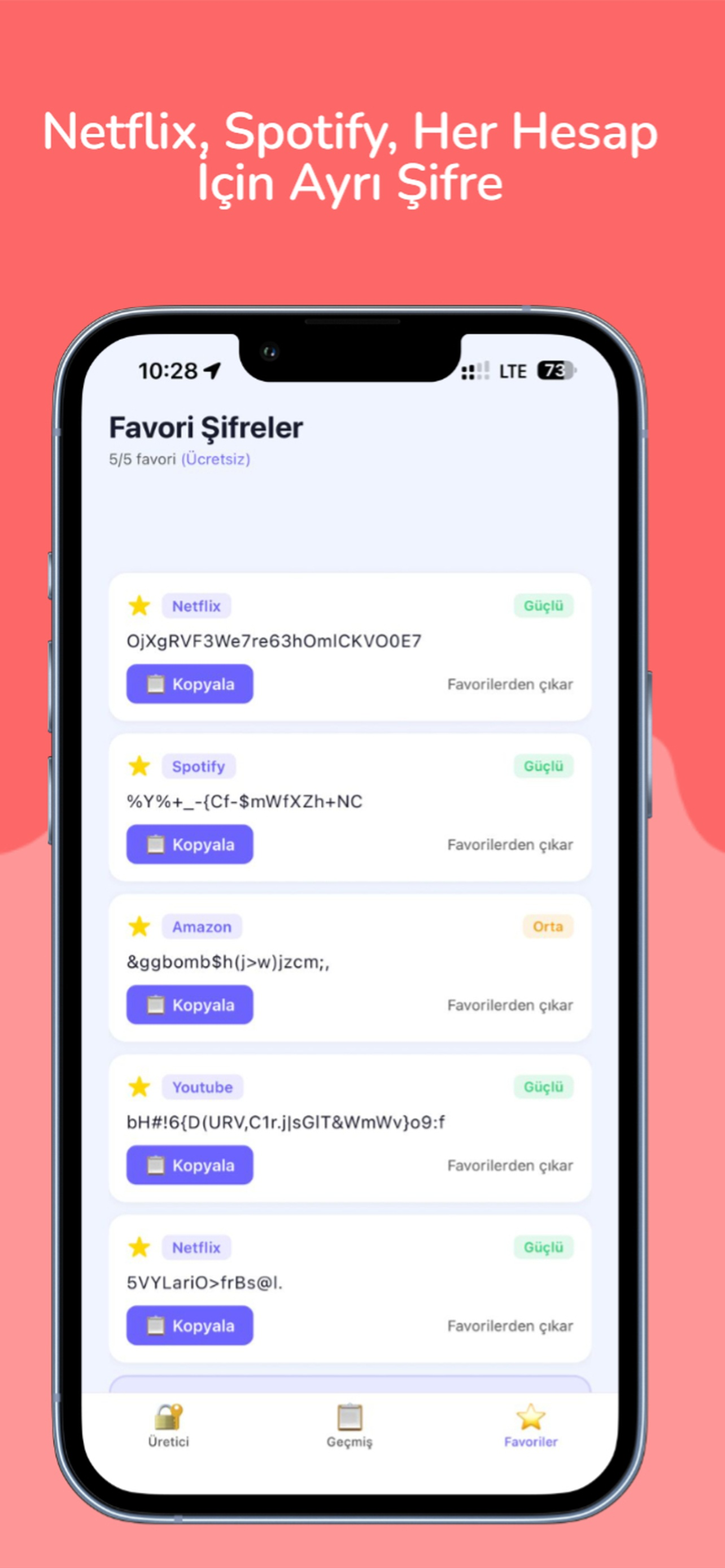 Password Generator for Safety