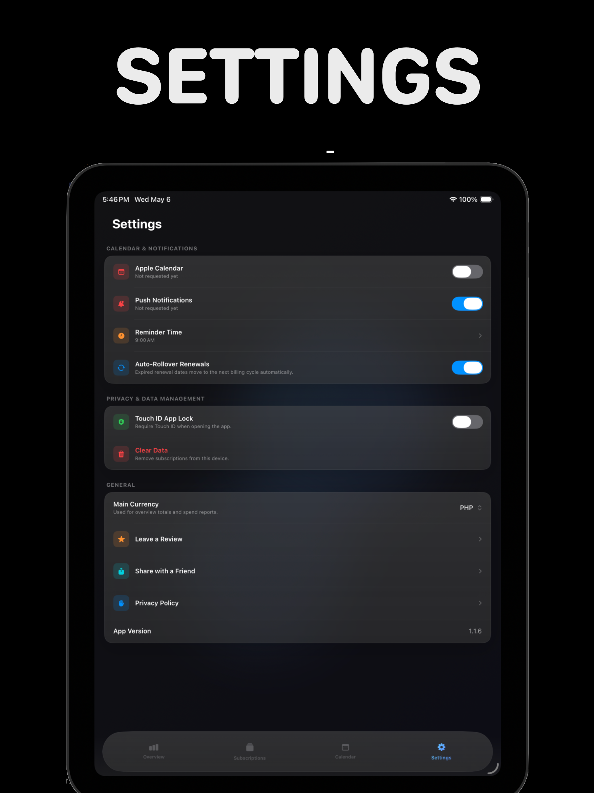 Zentry: Subscription Tracker