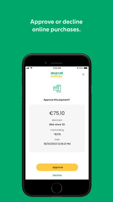 An Post Money Credit Card Screenshot