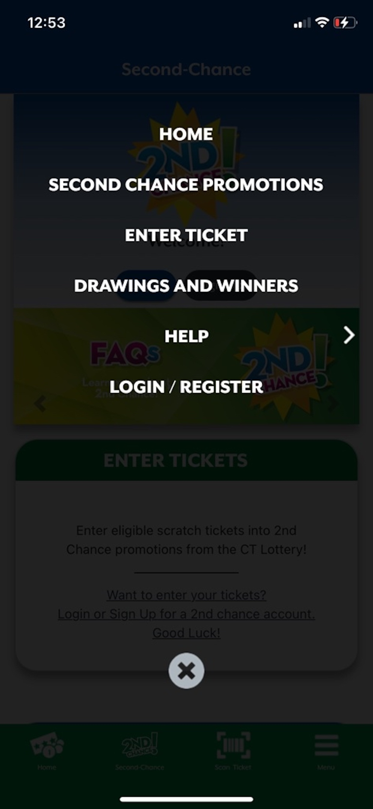 CT Lottery 2nd Chance