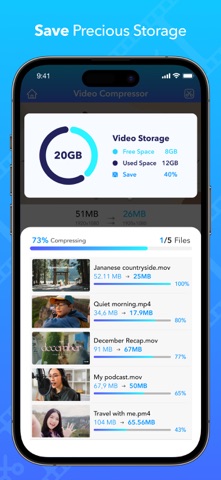 Video Compress - Shrink Resize Screenshot 1 of 7