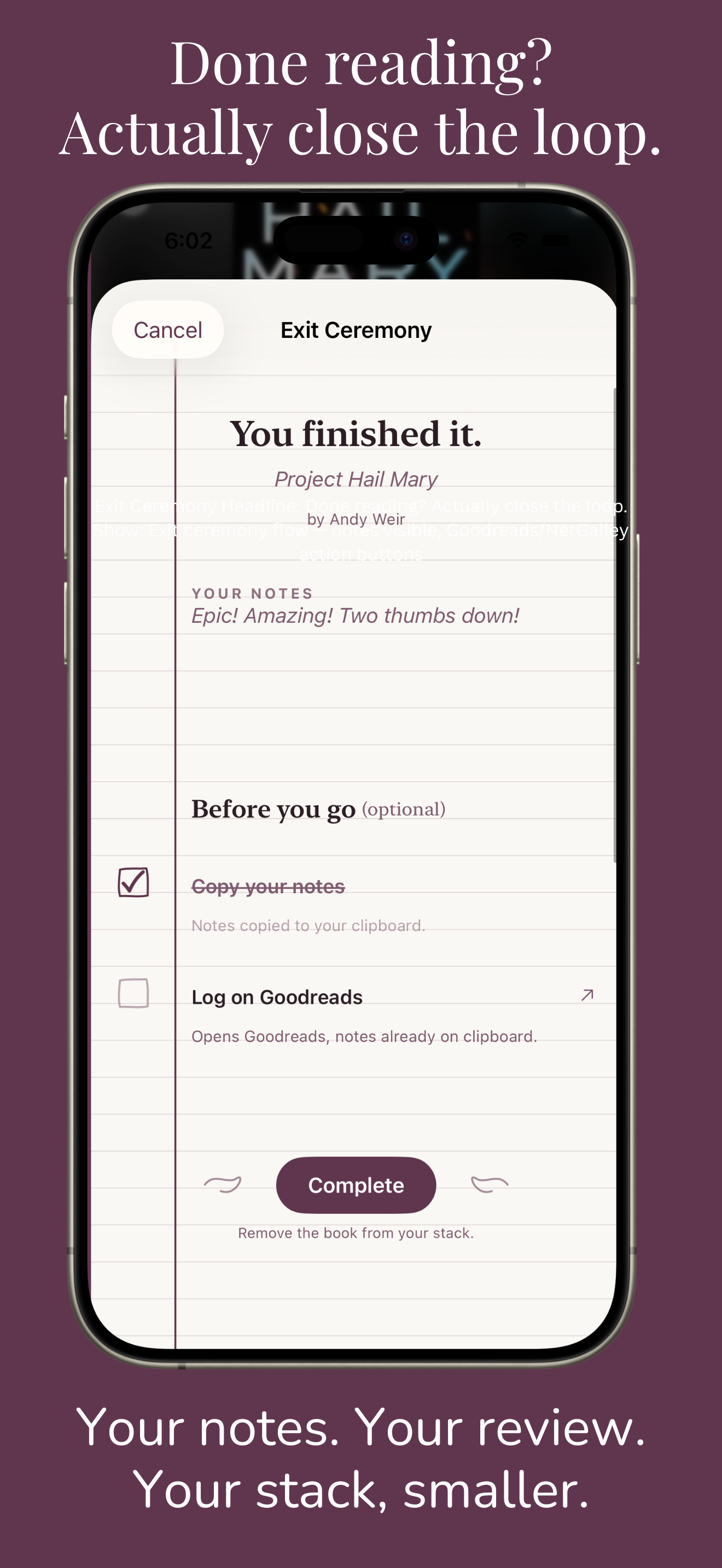 Simply TBR: Tame the Stack screenshot 4